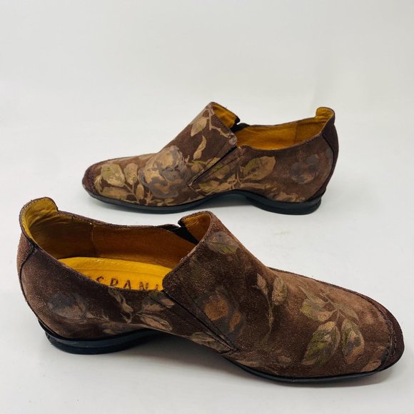 Hispanitas Hand Painted Shoes Sz 38 7 Floral - Picture 4 of 9